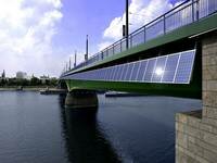 Le pont Kennedy à Bonn/Allemagne